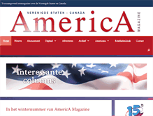 Tablet Screenshot of americamagazine.nl